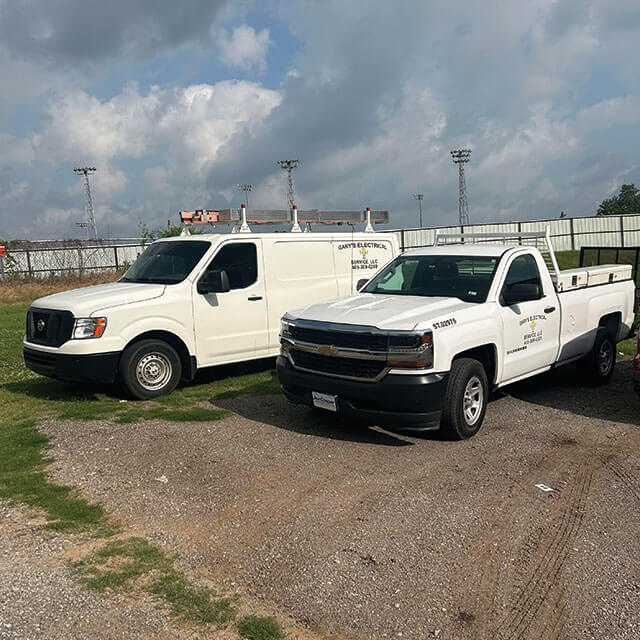 Gary's Electric Service's Trucks